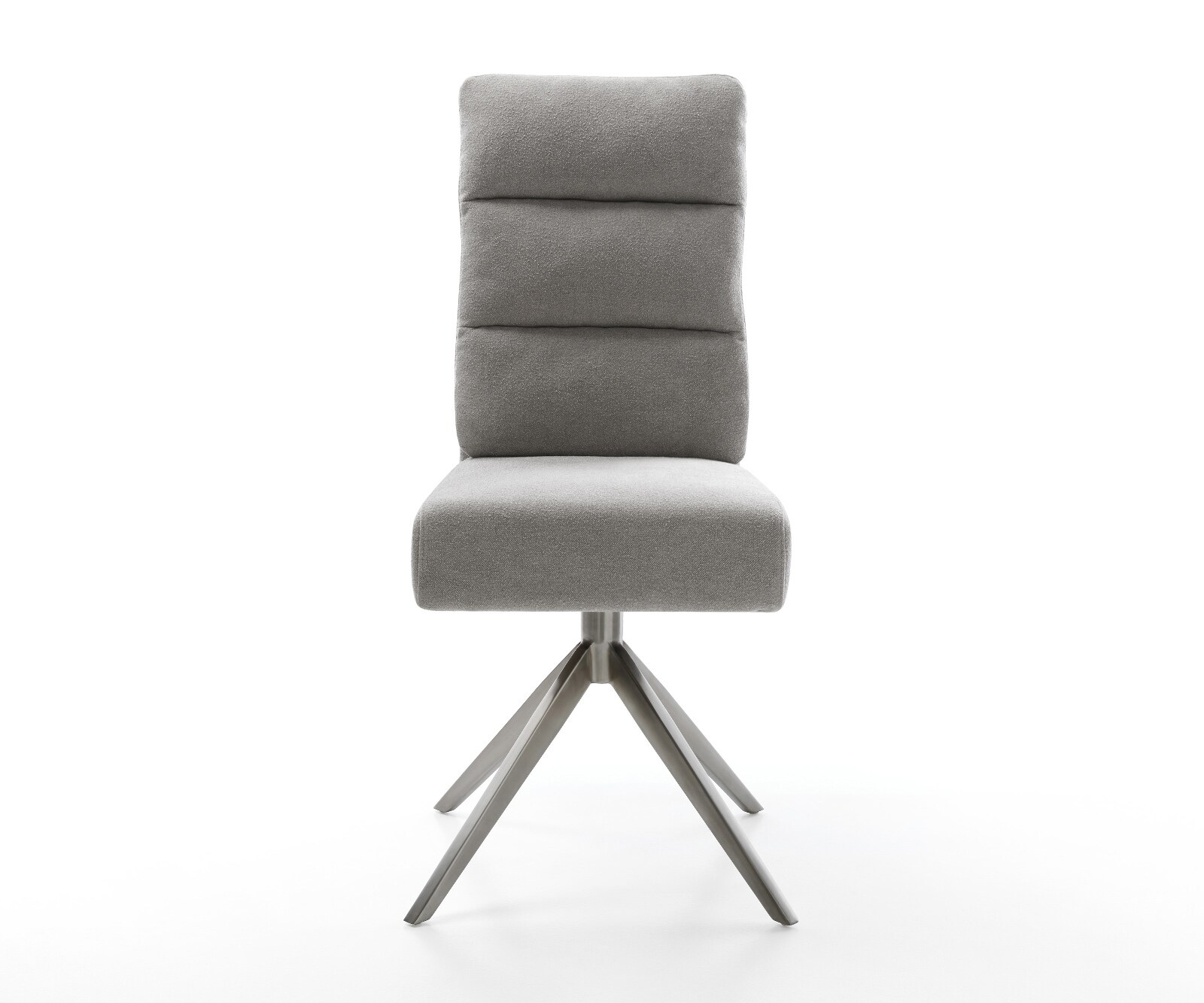 Chaise-pivotante Pela-Flex tissu structuré doux gris pied croisé large grafiete pivotement sur 360° fonction bascule resorts ensachés 2