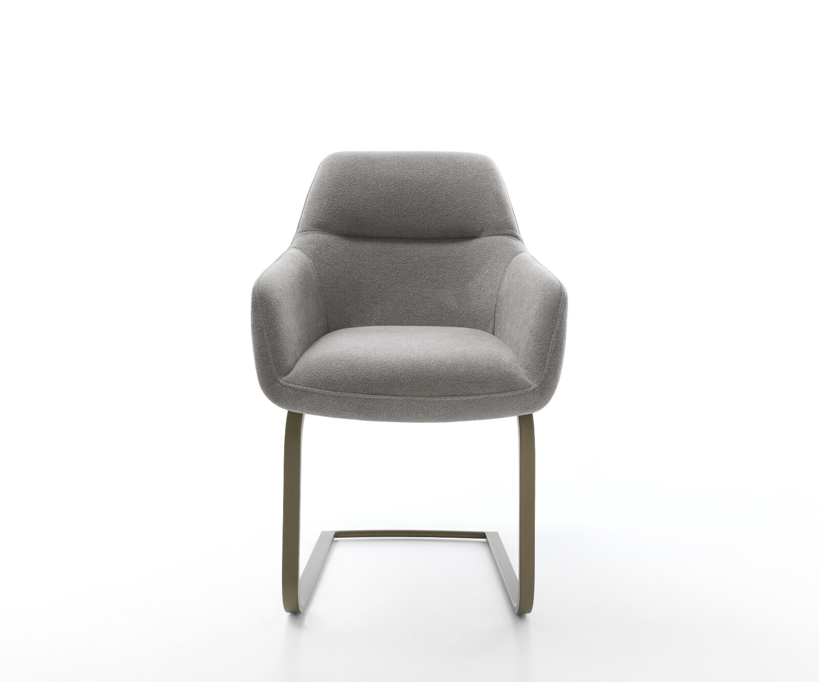 Cantilever Pejo-Flex tissu structuré doux gris pied cantilever plat aspect titane resorts ensachés 2