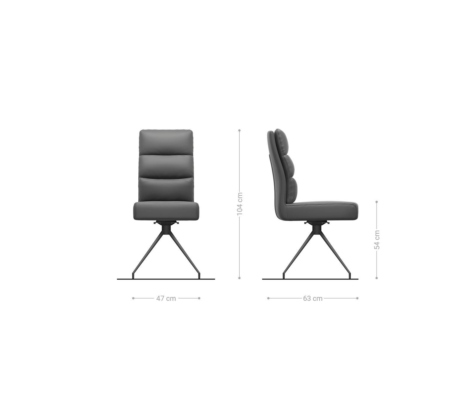 Chaise-de-salle-à-manger Pela-Flex microvelours taupe vintage pied croisé conique noir ressorts ensachés 5 Chaise-de-salle-à-manger Pela-Flex microvelours taupe vintage pied croisé conique noir ressorts ensachés 5