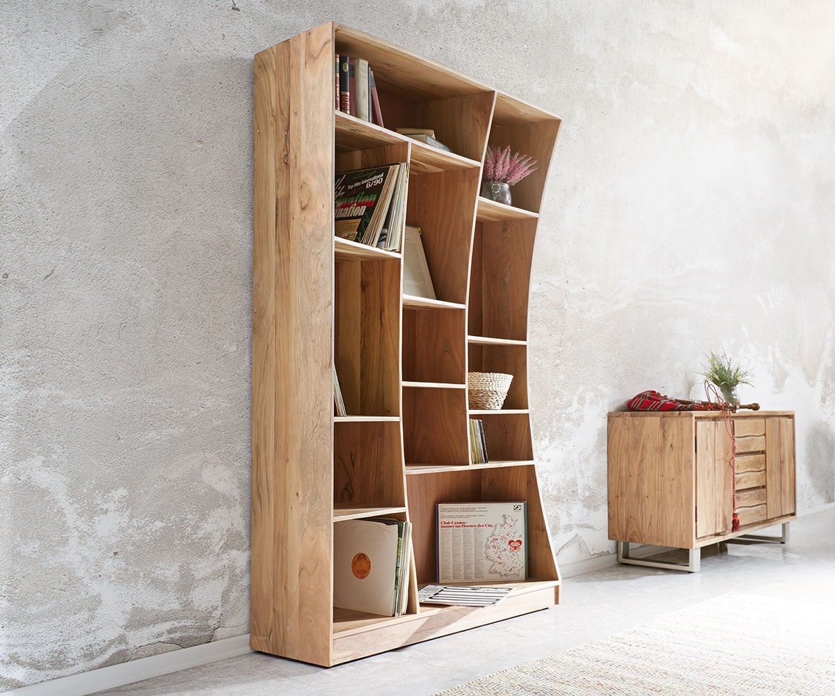 Étagère-murale Live-Edge 242 cm acacia nature lot de 2 4 Étagère-murale Live-Edge 242 cm acacia nature lot de 2 4