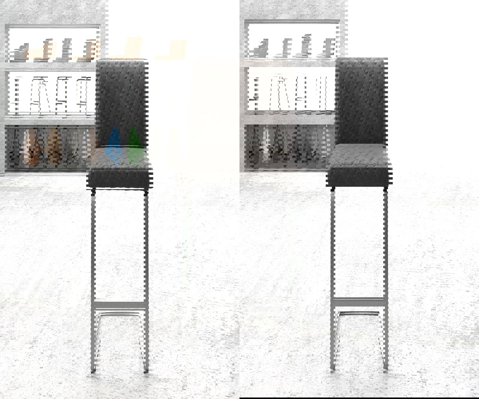 Chaise-de-bar Earnest-Flex chaise rembourrée 3
