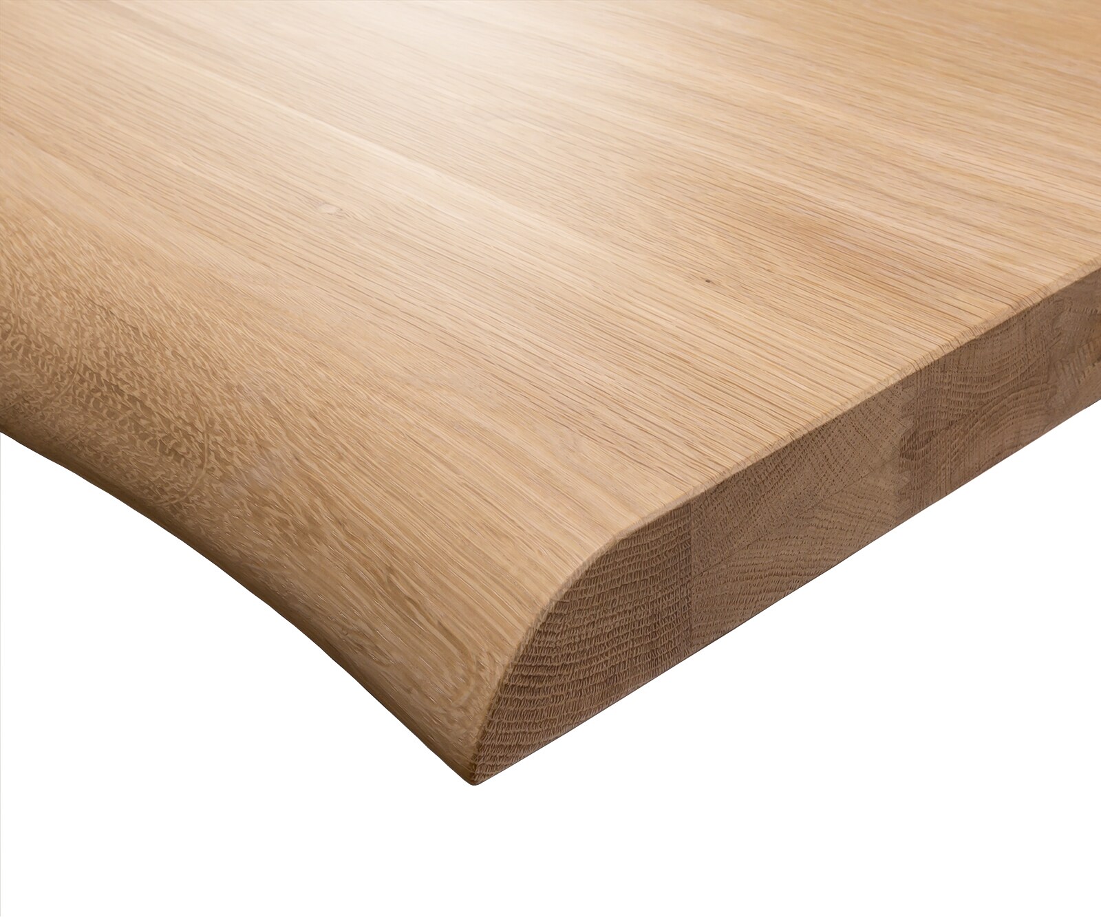 Plateau de table à manger Edge 300x100x2,5+2,5 chêne naturel huilé Live-Edge 4