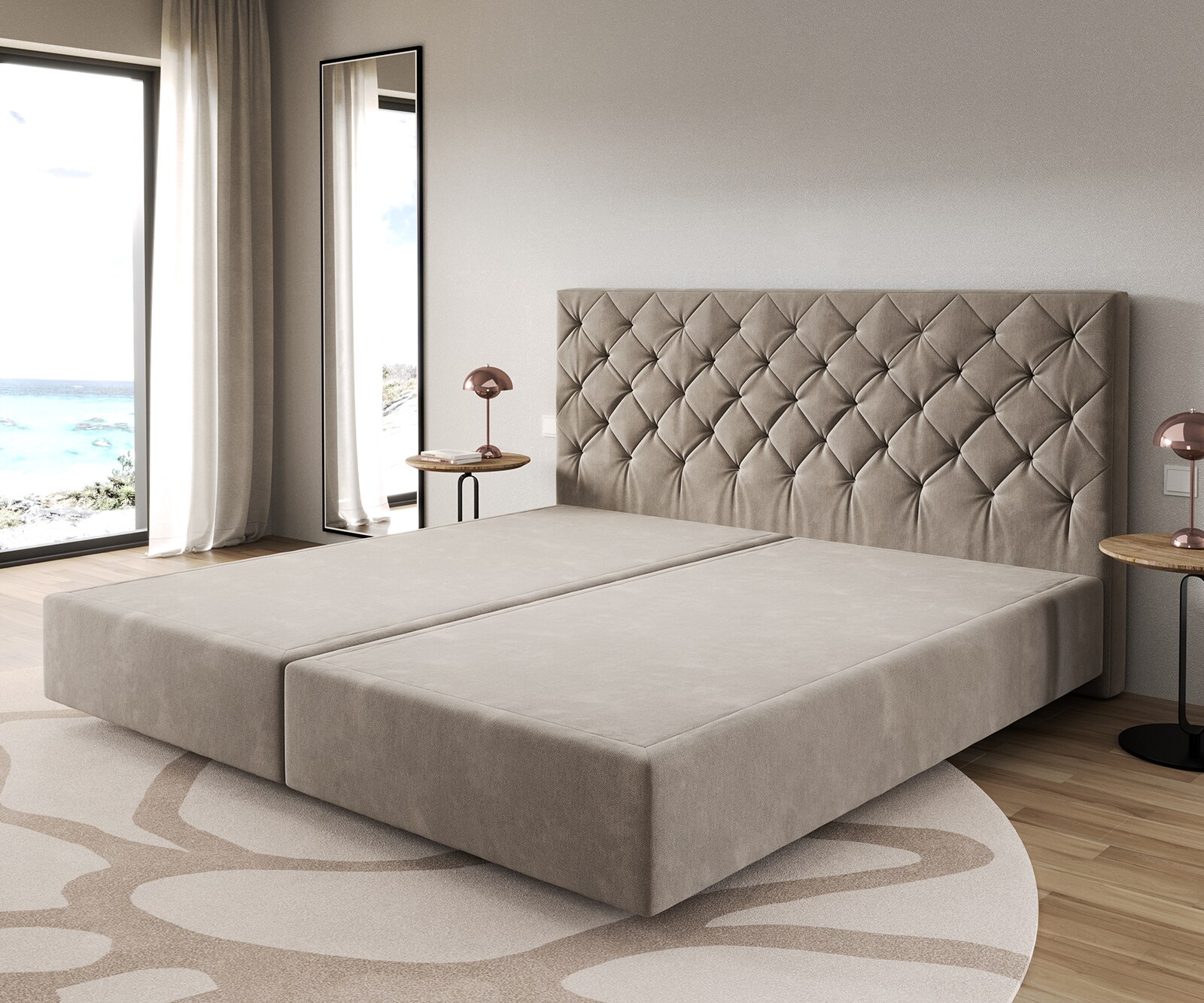 Cadre-de-Sommier Dream-Great sans matelas ni surmatelas Cadre de lit