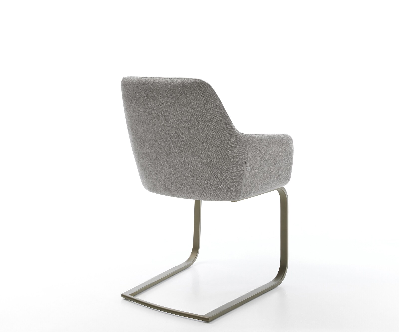 Cantilever Pejo-Flex tissu structuré doux gris pied cantilever plat aspect titane resorts ensachés 5