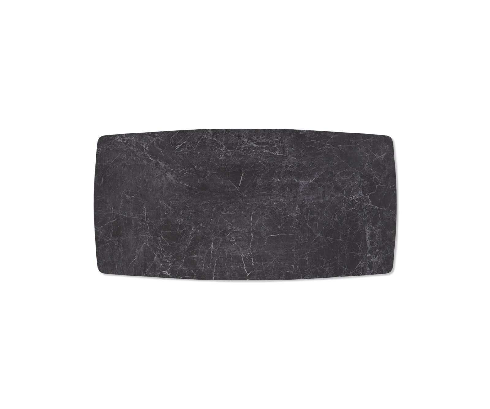 Table-à-manger Edge forme Boot 200x100cm Laminam® céramique gris pieds milieu croisé argent 2 Table-à-manger Edge forme Boot 200x100cm Laminam® céramique gris pieds milieu croisé argent 2