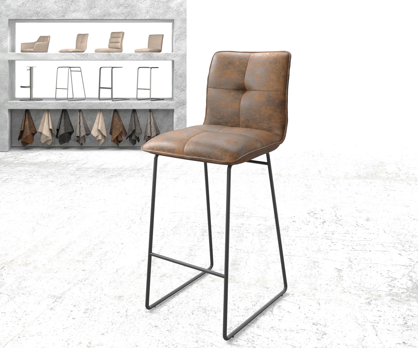 Chaise-de-bar Maddy-Flex chaise rembourrée 3 Chaise-de-bar Maddy-Flex chaise rembourrée 3