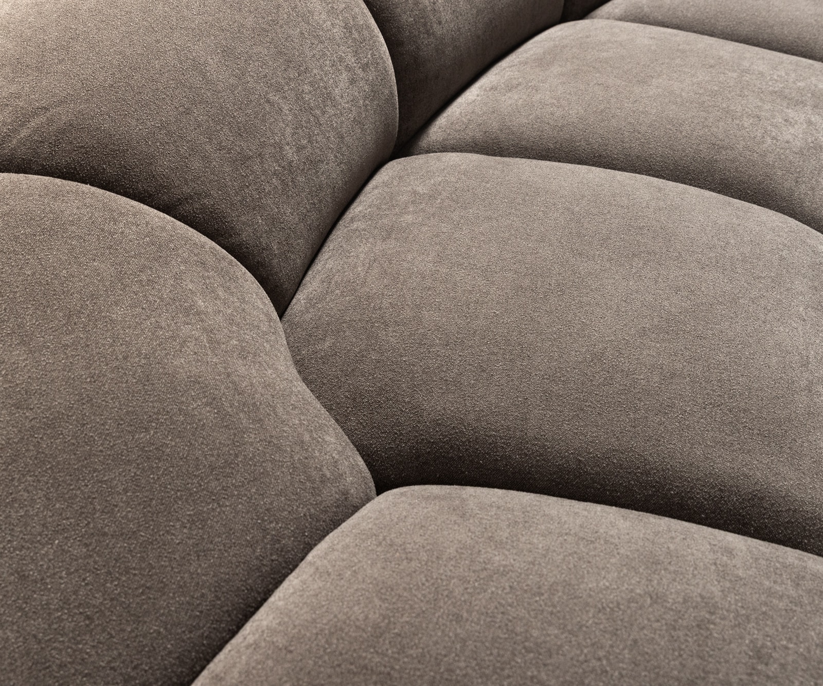 Grand canapé Lunna 360x175 cm Tissu structuré Soft Taupe 2 coussins 6 Grand canapé Lunna 360x175 cm Tissu structuré Soft Taupe 2 coussins 6