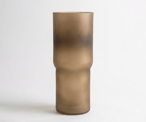 Vase Columna l20 x P20 x H49 cm Verre Aurum Soufflé à la bouche