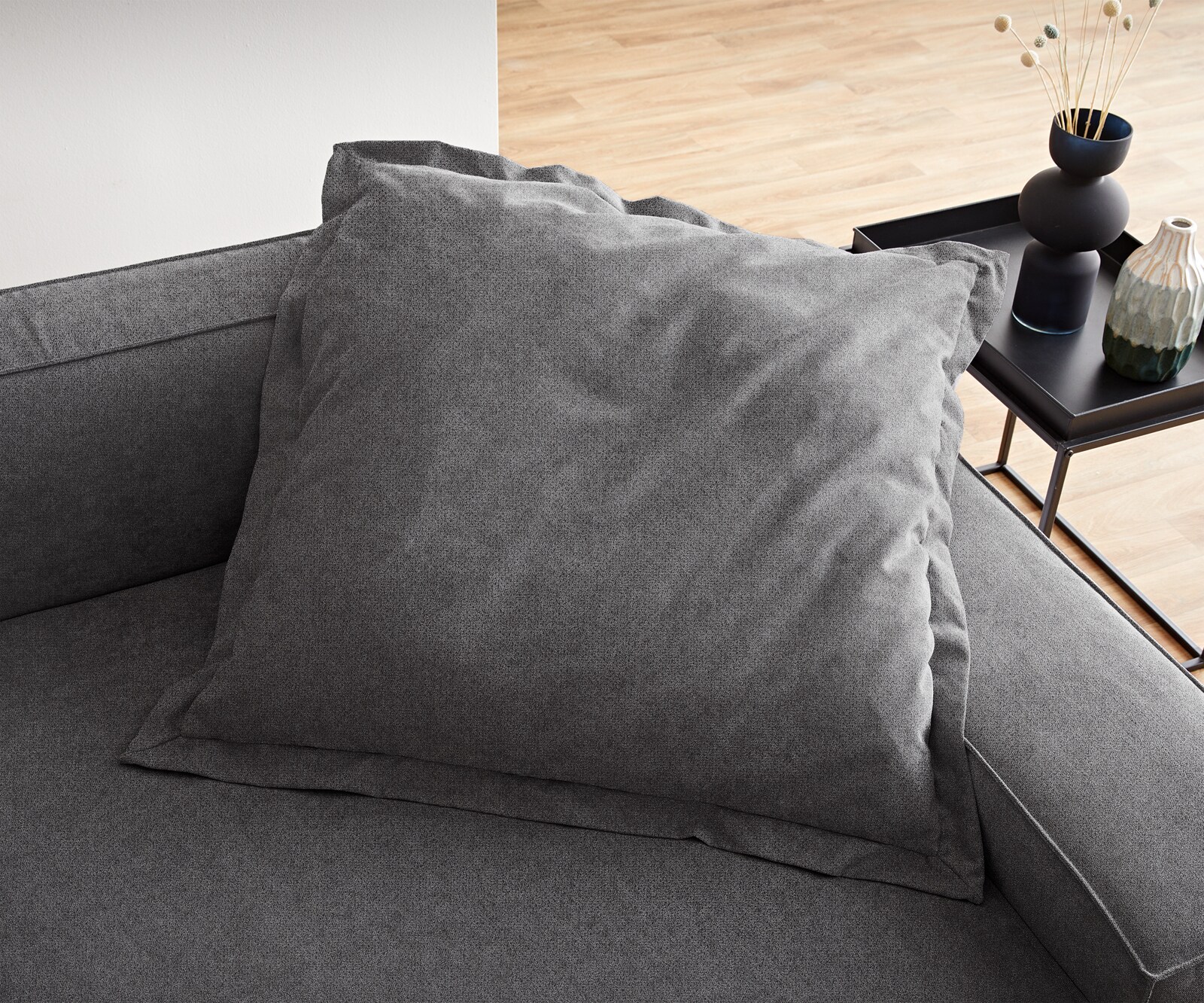 Siprio Coussin à jeter 85x85 Microfibre Taupe 4