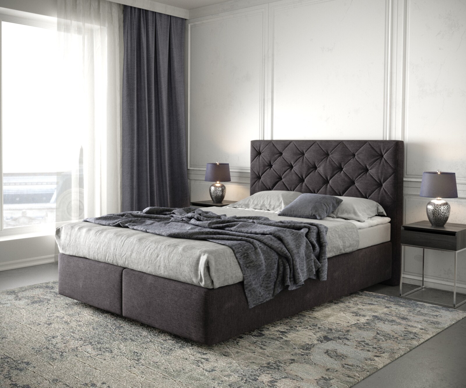 Lit-à-sommier-tapissier Dream-Great avec matelas et sur-matelas 2