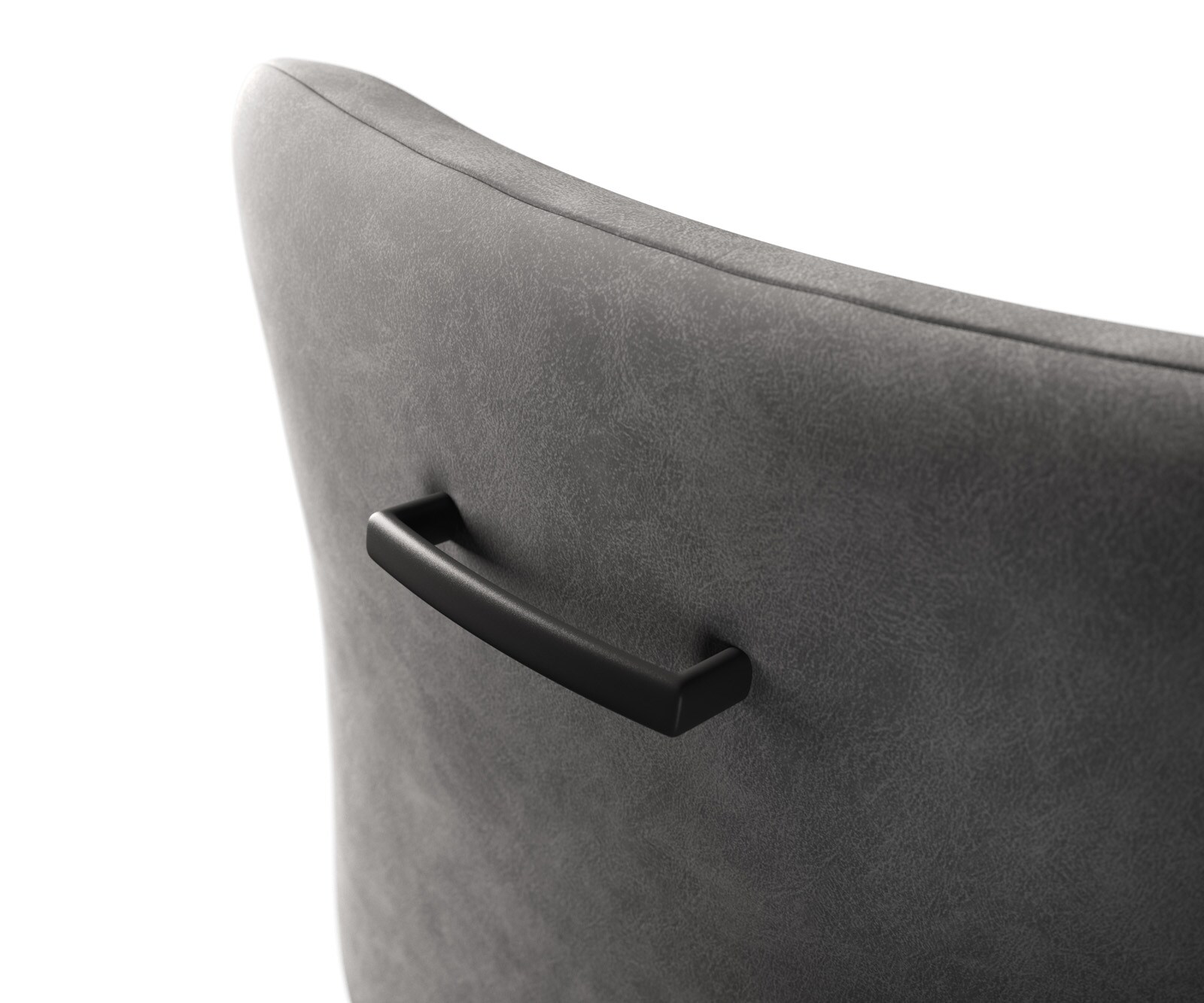 Poignée-de-fauteuil-de-bar Flex Flat Metal Noir  6