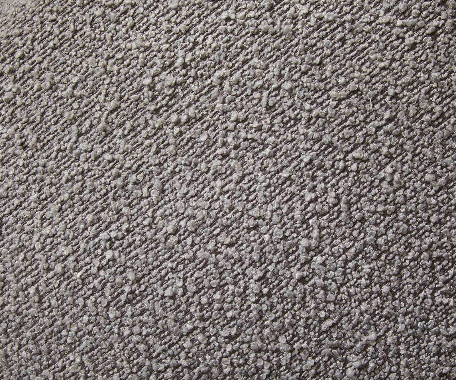 Chaise-de-bar Yago-Flex Bouclé Gris argenté Piétement luge plat Métal noir Ressorts ensachés 4