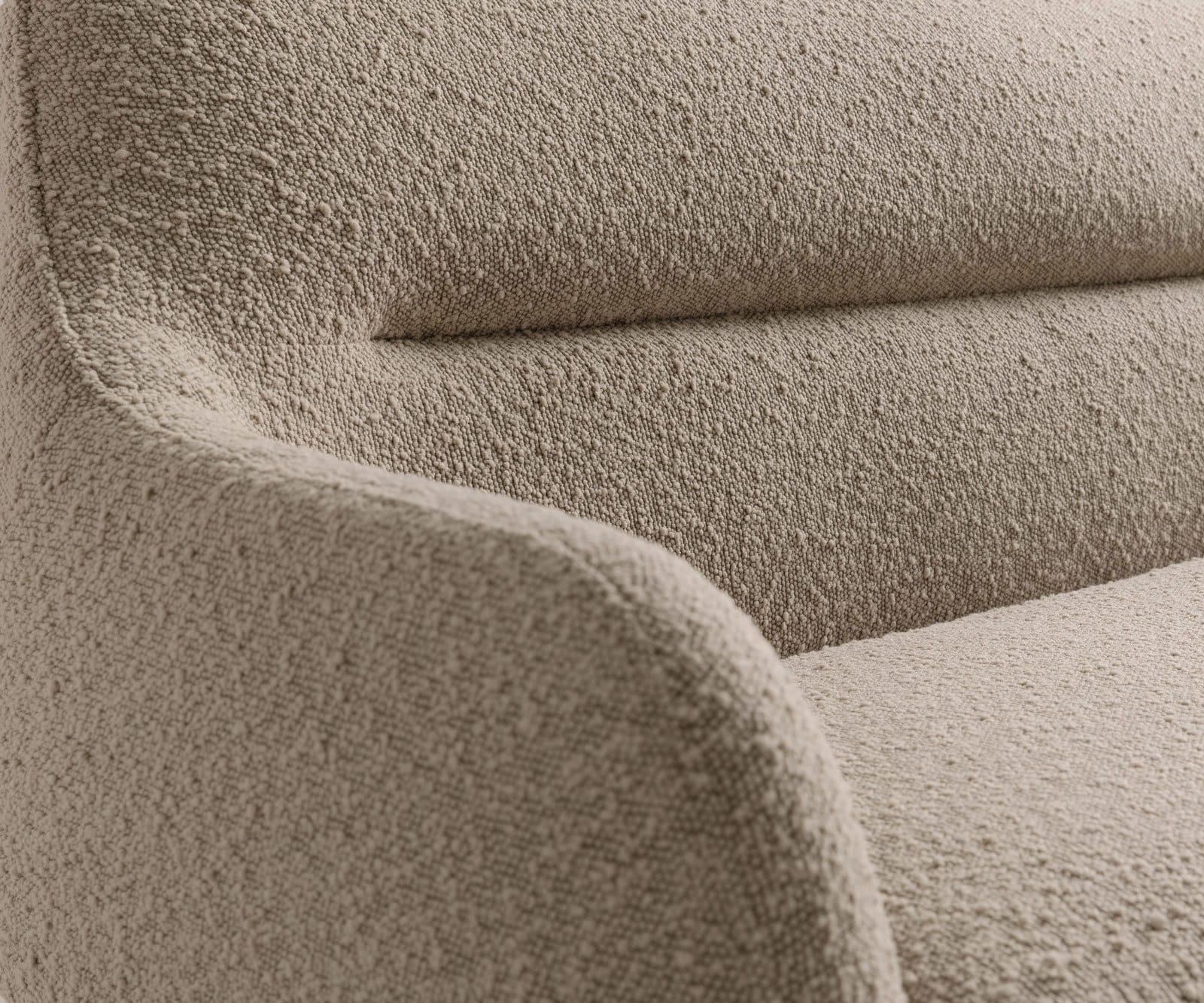 Banc-de-salle-à-manger Taya-Flex 285x190 cm bouclé boue pied croisé angulaire noir ressort ensaché liens 6