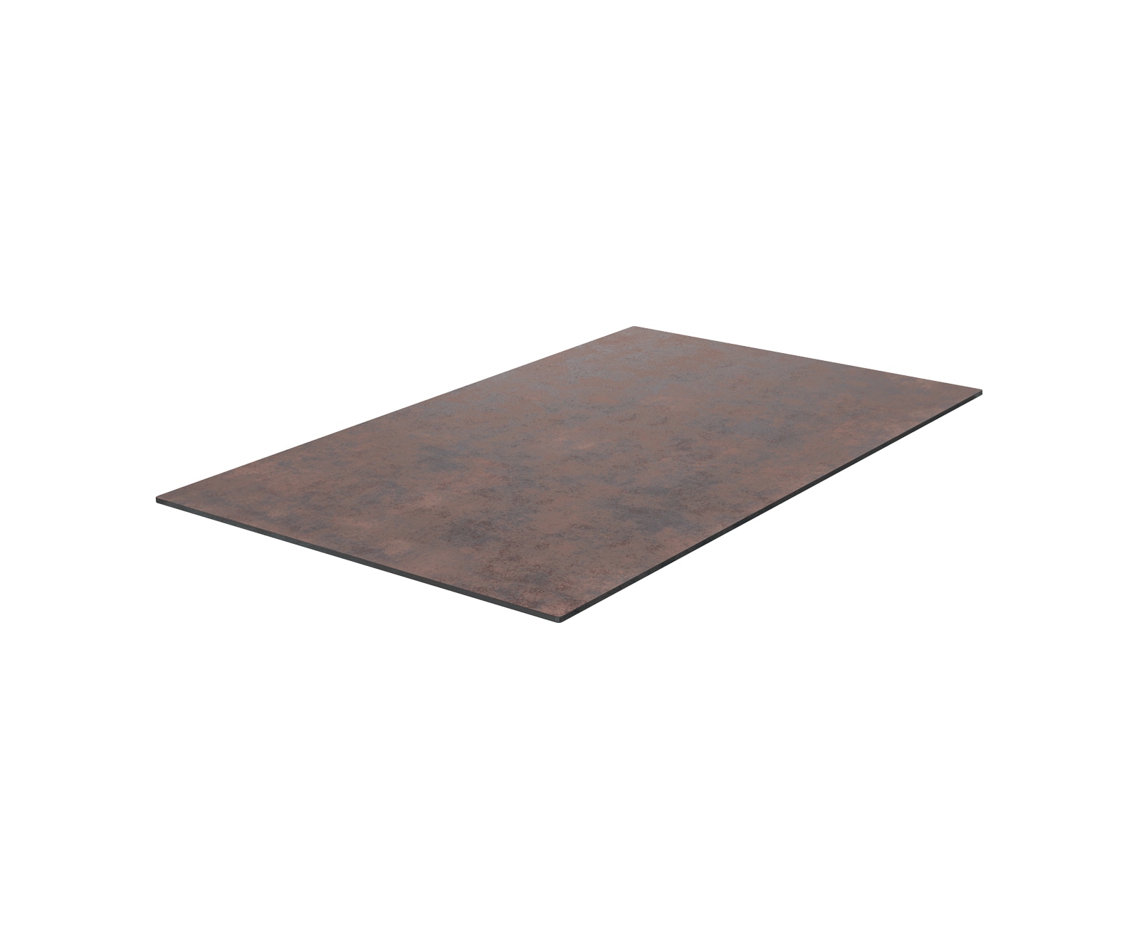 Plateau-de-table-à-manger Edge 140x90cm verre Antique-marron 1