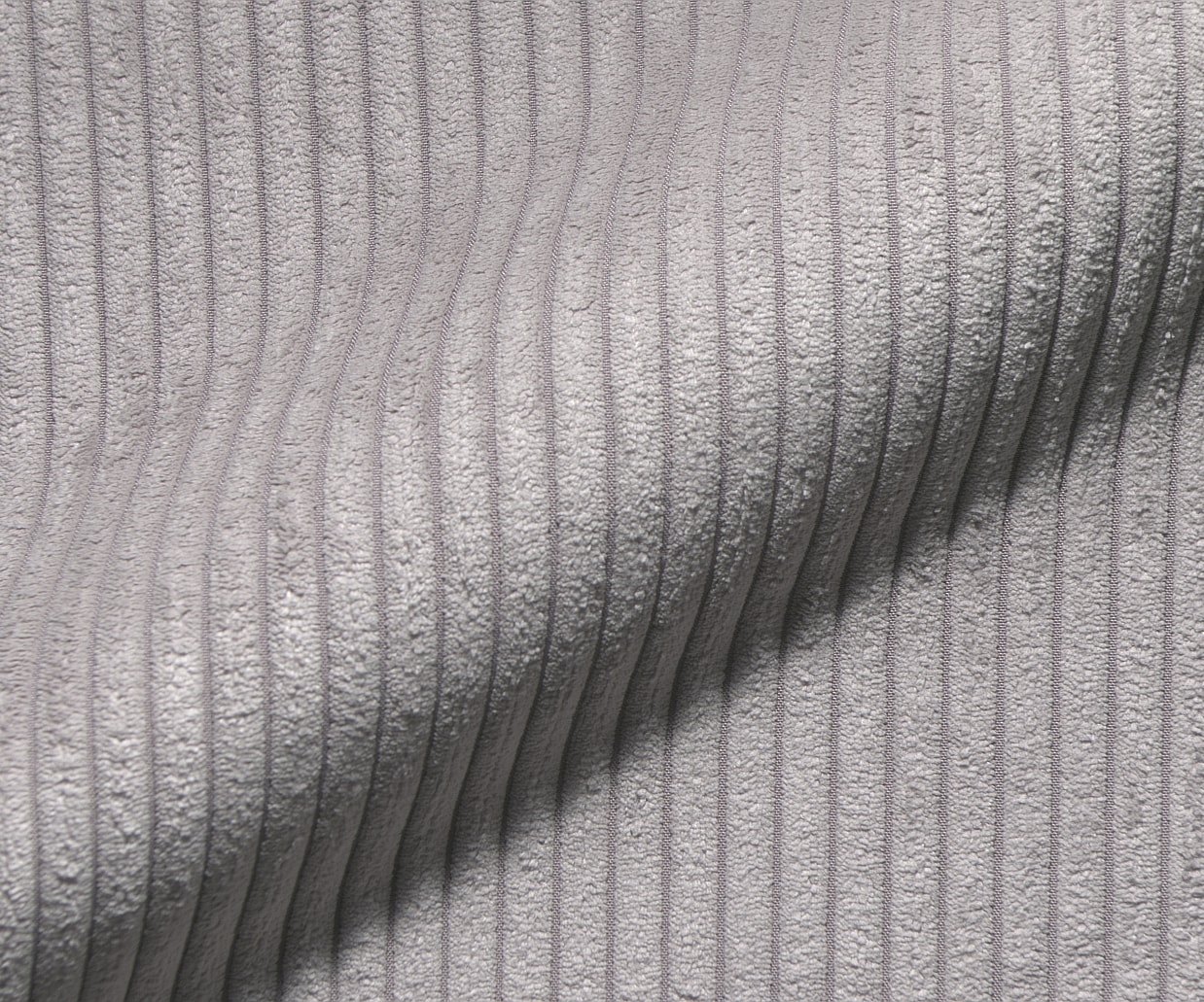 Canapé d'angle Sirpio XL 270x170 cm Velours côtelé Gris argenté Recamiere variable 1 Canapé d'angle Sirpio XL 270x170 cm Velours côtelé Gris argenté Recamiere variable 1