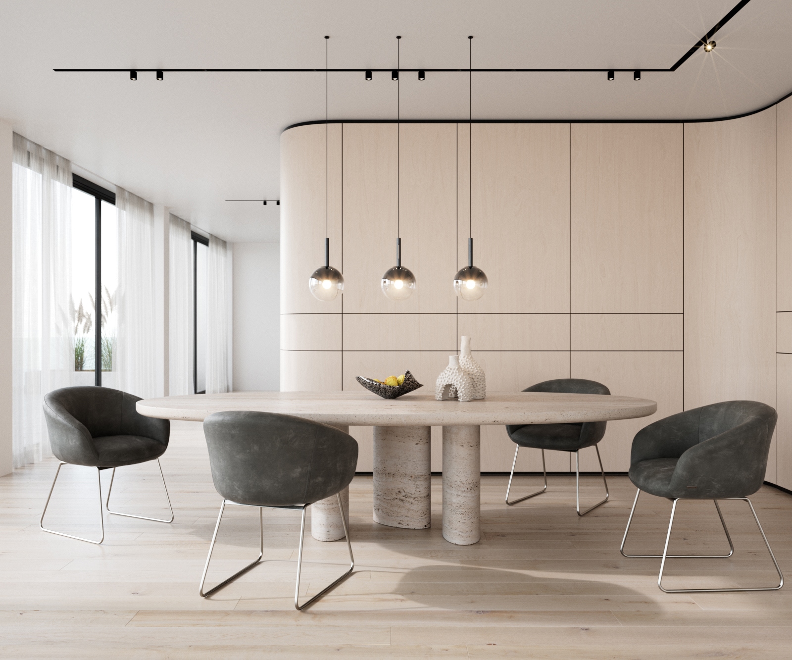 Chaise-de-salle-à-manger Vinka-Flex avec accoudoirs microvelours anthracite vintage pied trapèze acier inoxydable brossé ressorts ensachés 3 Chaise-de-salle-à-manger Vinka-Flex avec accoudoirs microvelours anthracite vintage pied trapèze acier inoxydable brossé ressorts ensachés 3