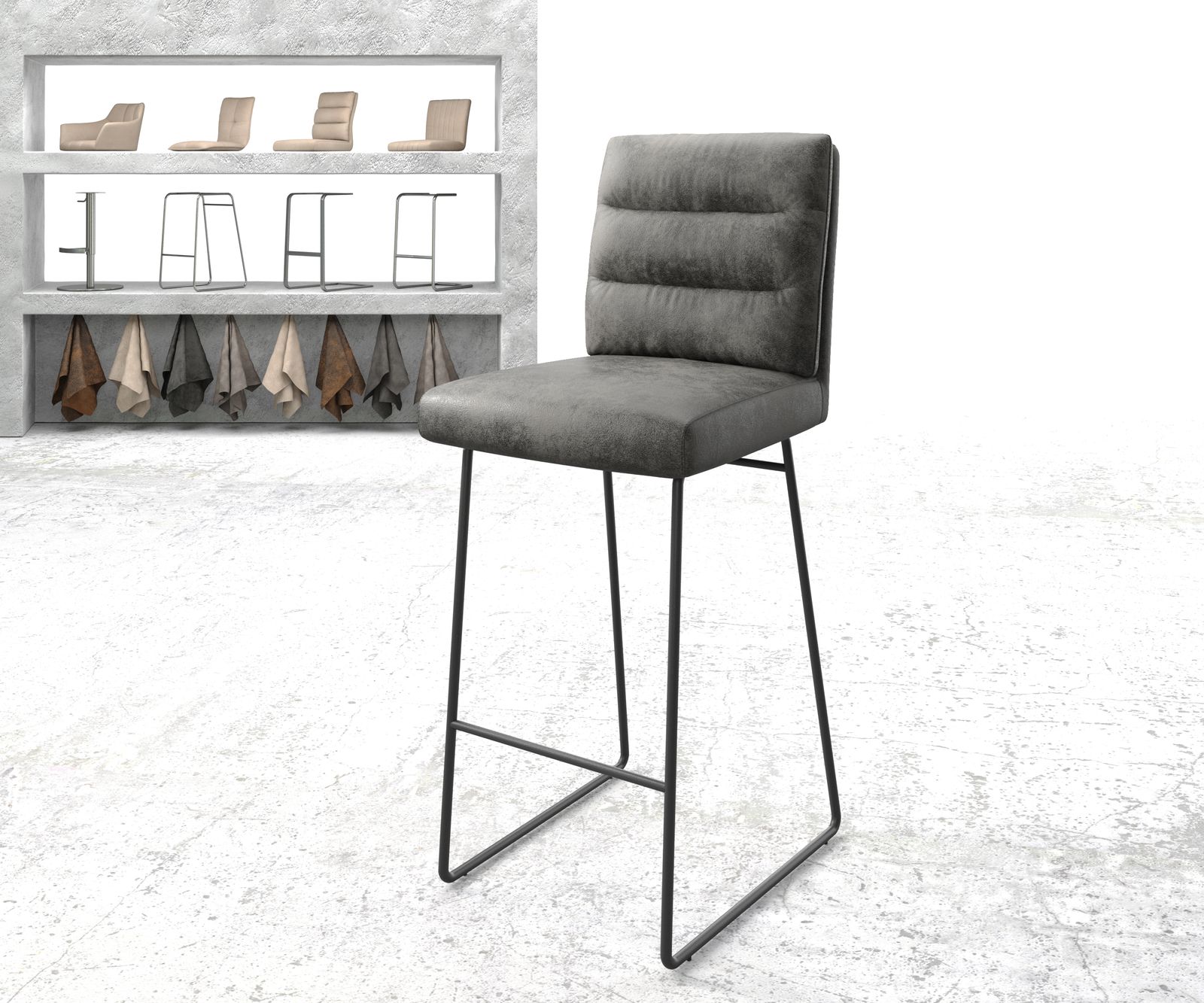 Chaise-de-bar Pela-Flex chaise rembourrée 3