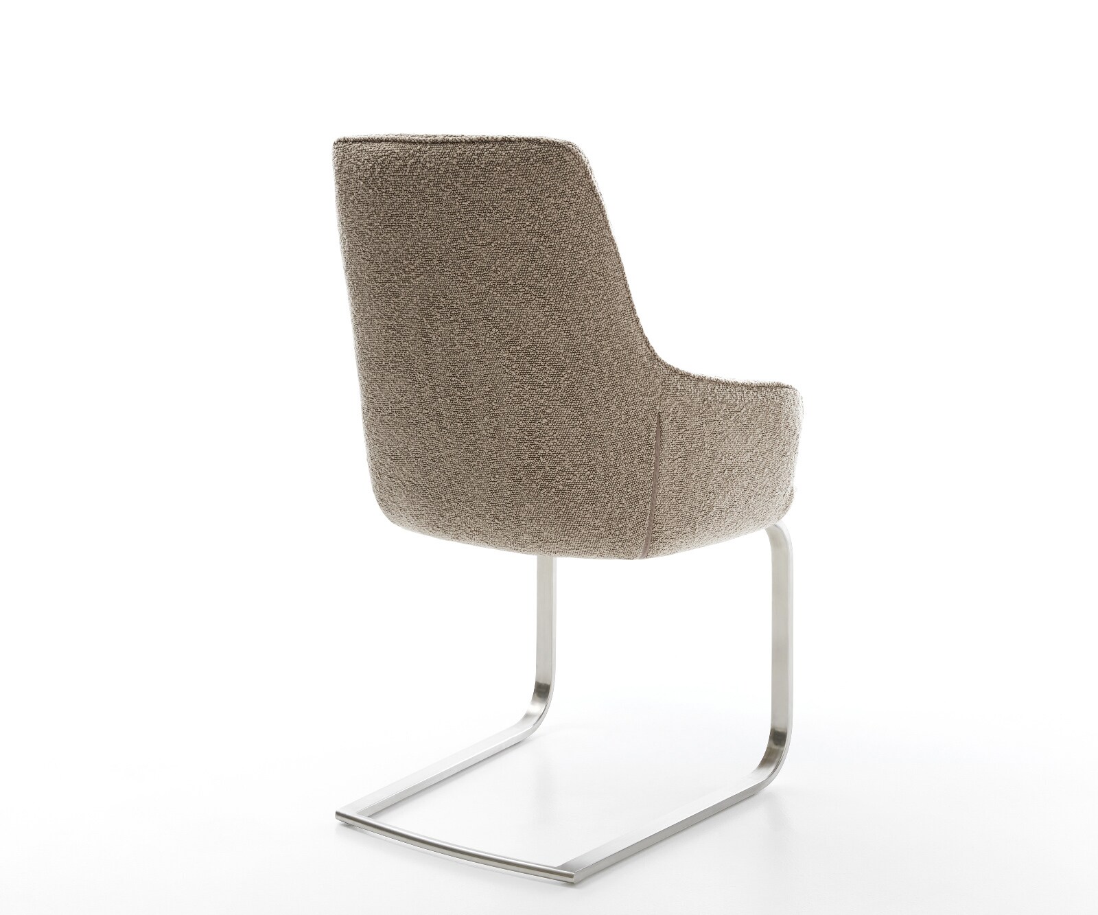 Cantilever Zelia-Flex avec accoudoirs bouclé boue pied cantilever plat acier inoxydable ressorts ensachés 4