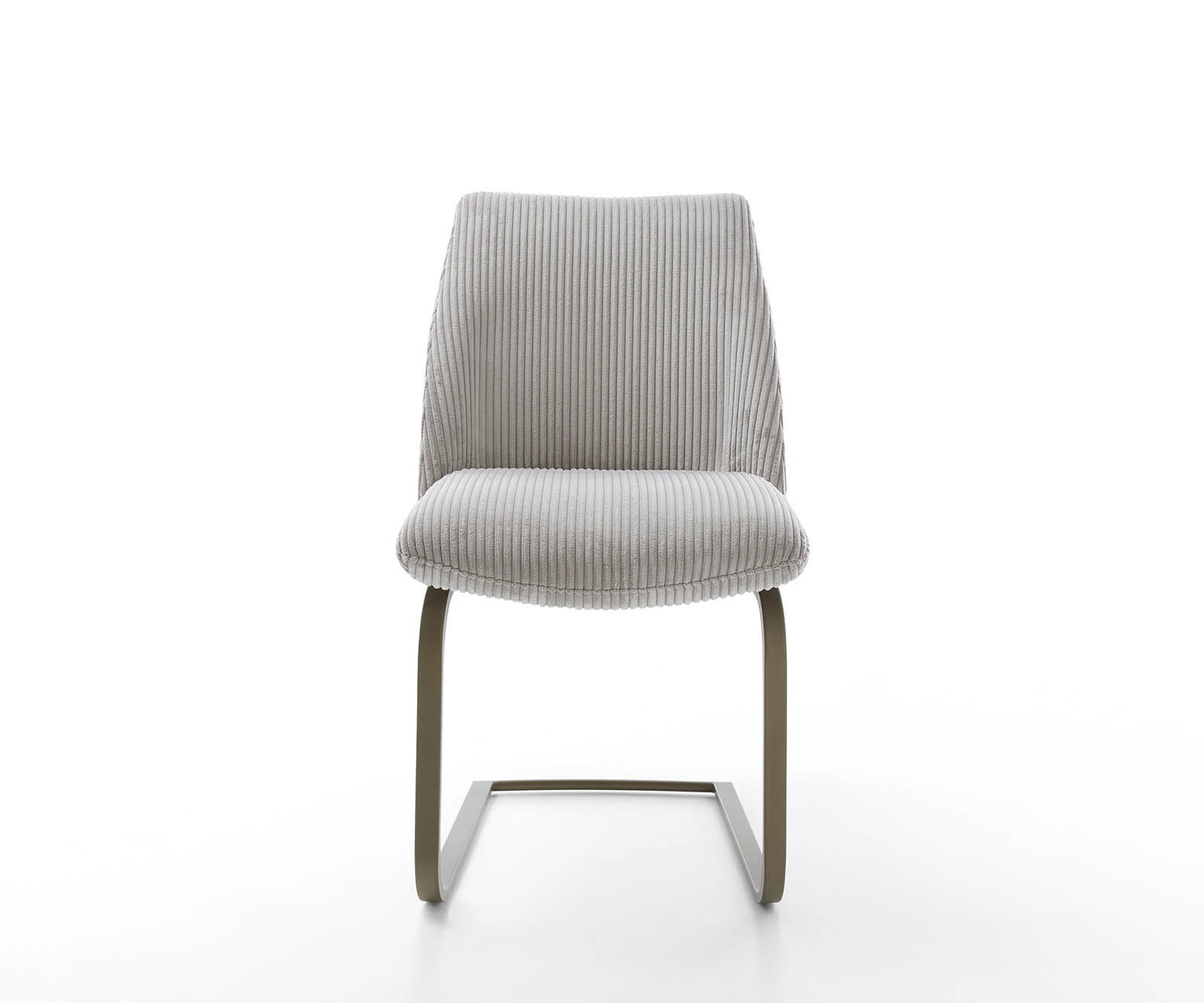 Cantilever Elso-Flex côtelé gris argenté pied cantilever plat aspect titane ressorts ensachés 1 Cantilever Elso-Flex côtelé gris argenté pied cantilever plat aspect titane ressorts ensachés 1