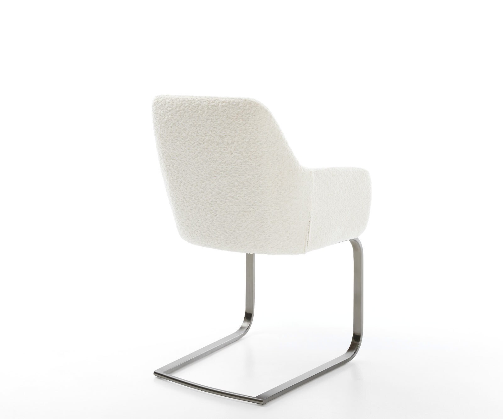 Cantilever Pejo-Flex bouclé blanc pied cantilever plat grafiete ressorts ensachés 4