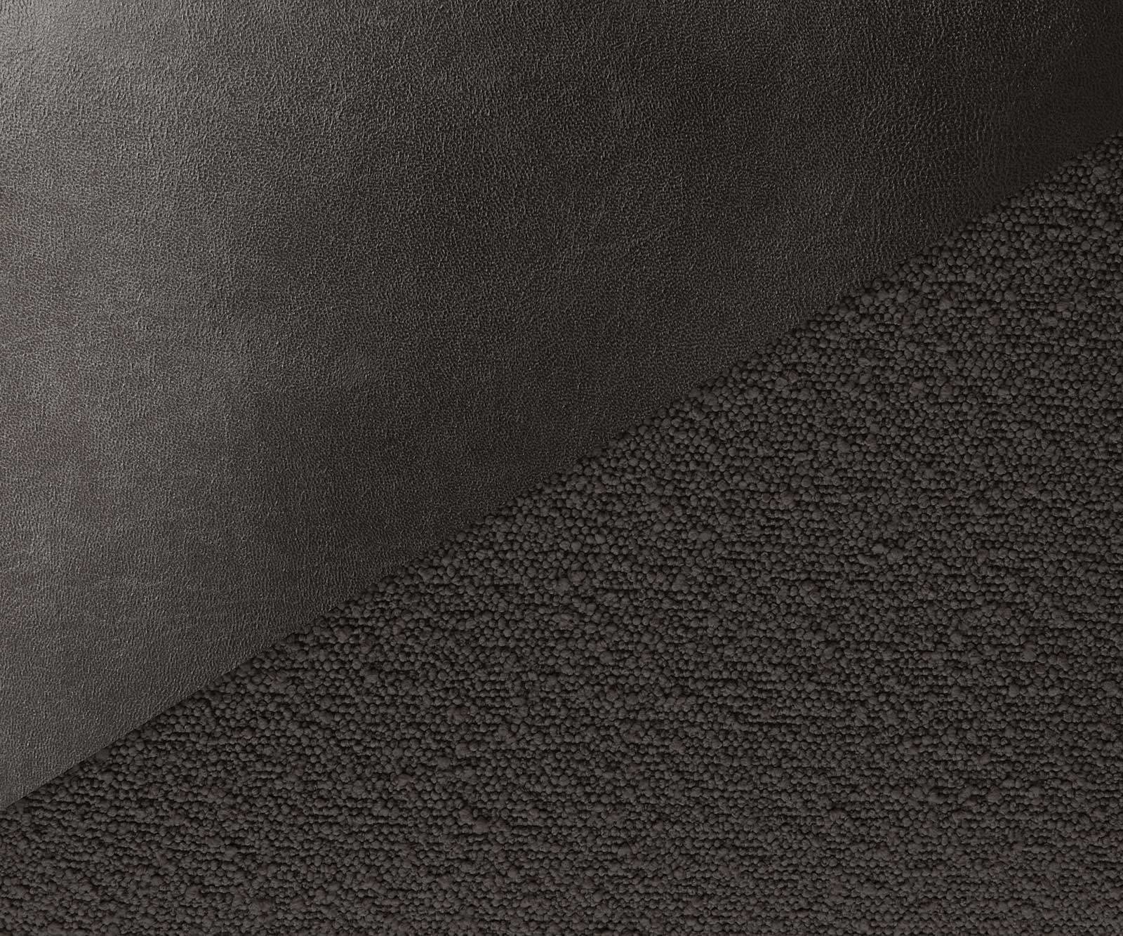 Cantilever Clea-Flex tissu mixte noir pied cantilever plat aspect titane 2 Cantilever Clea-Flex tissu mixte noir pied cantilever plat aspect titane 2