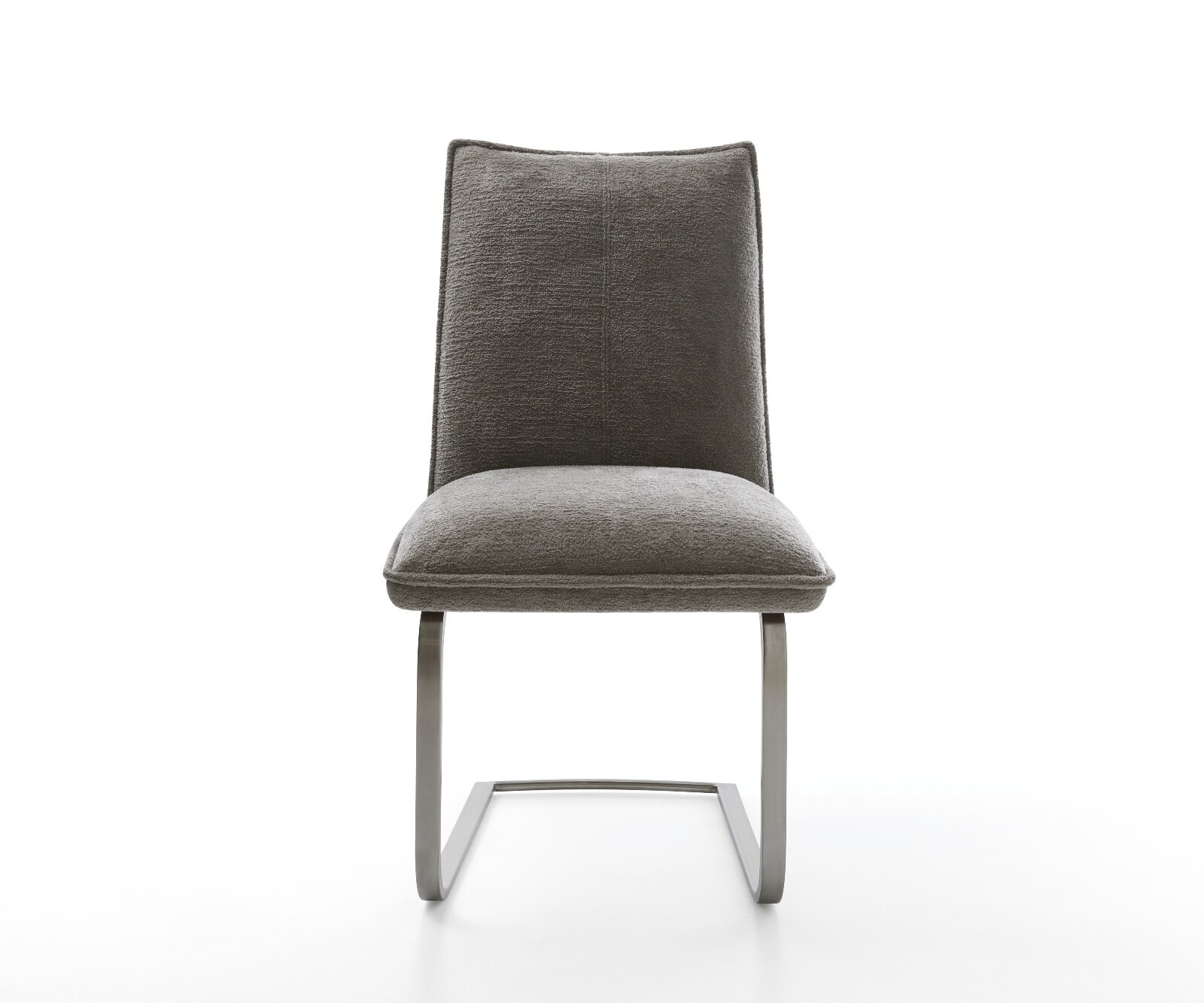 Cantilever Lelio-Flex bouclé doux couleur boue pied cantilever plat grafiete resorts ensachés 2