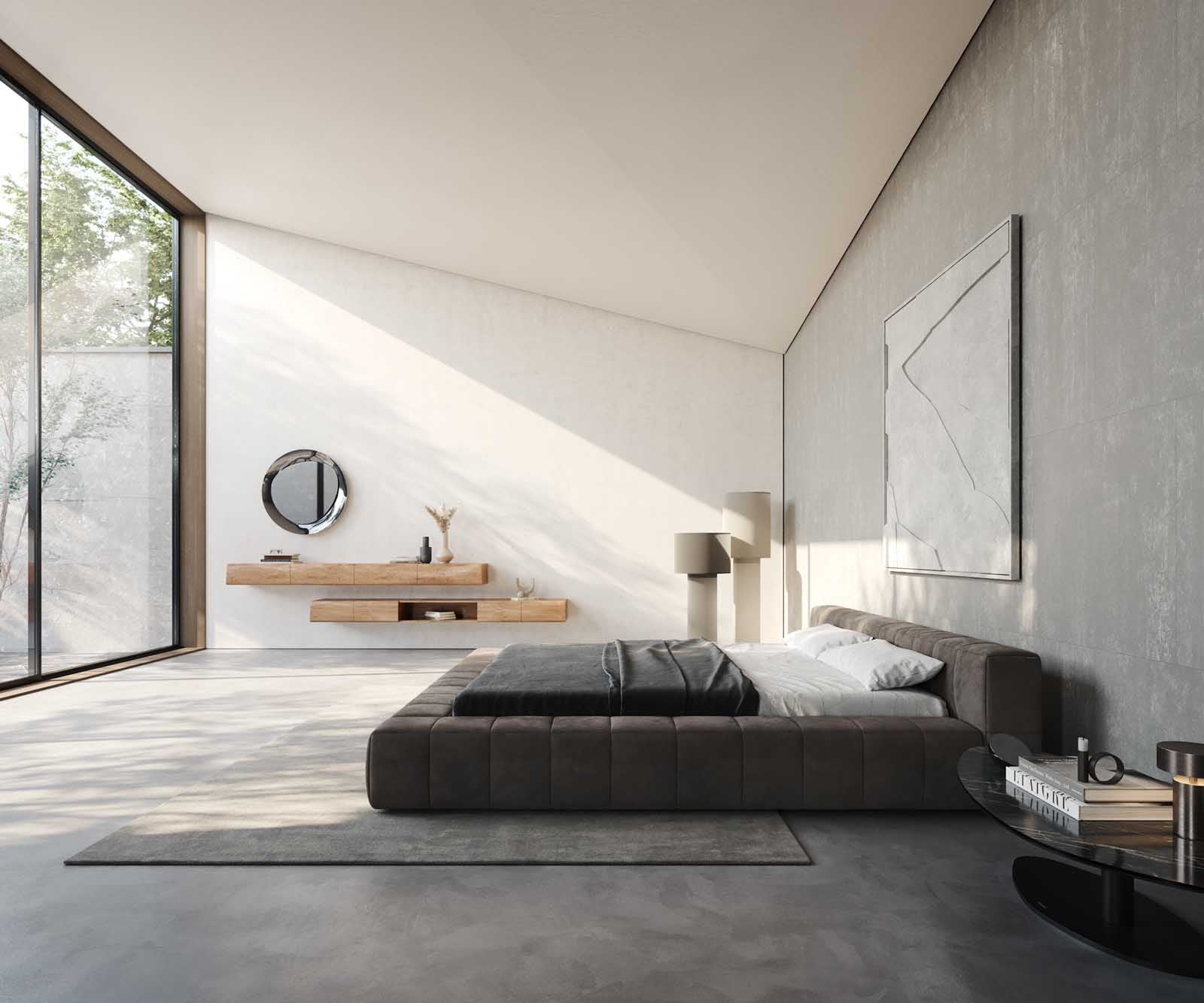 Sommier-rembourré Espazio 180x200 cm microfibre taupe vintage avec espace de rangement 5 Sommier-rembourré Espazio 180x200 cm microfibre taupe vintage avec espace de rangement 5