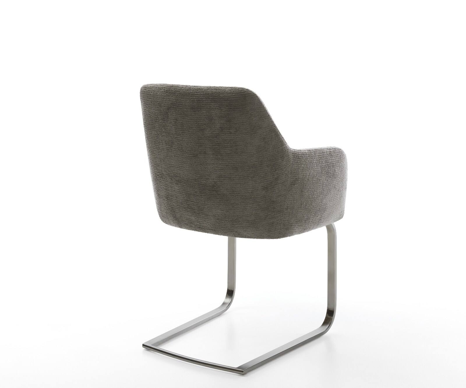 Cantilever Greg-Flex bouclé doux couleur boue pied cantilever plat grafiete resorts ensachés 5