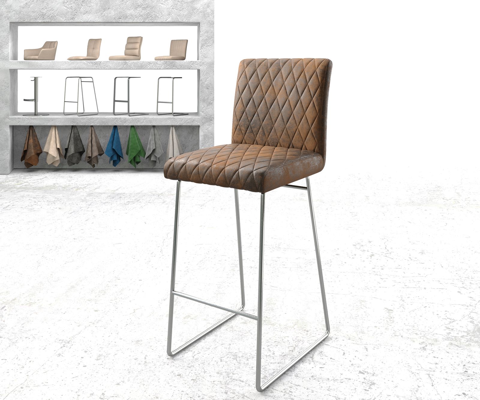 Chaise-de-bar Earnest-Flex chaise rembourrée 3