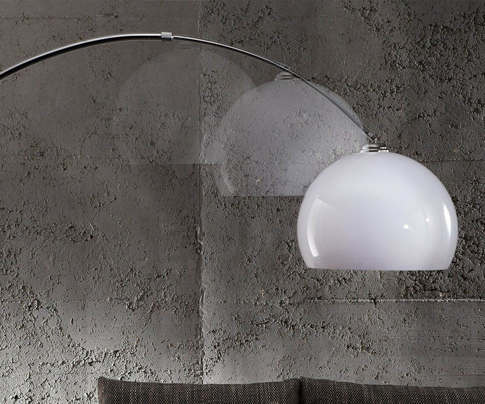 Lampe Big-Deal éco lounge arc marbre blanc réglable  2