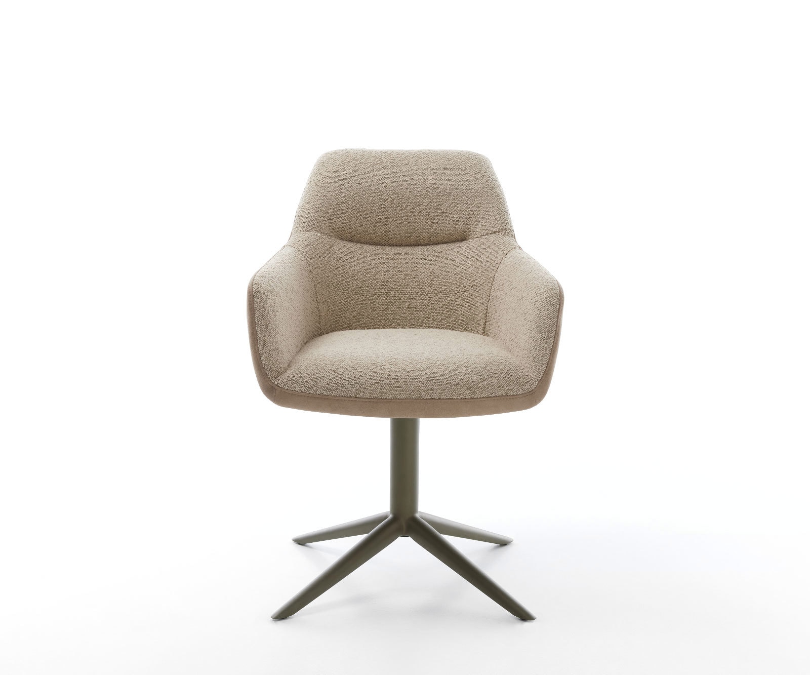 Chaise-pivotante Pejo-Flex tissu mixte couleur boue pied de chaise 4 branches aspect titane pivotement sur 360° fonction bascule ressorts ensachés 1 Chaise-pivotante Pejo-Flex tissu mixte couleur boue pied de chaise 4 branches aspect titane pivotement sur 360° fonction bascule ressorts ensachés 1