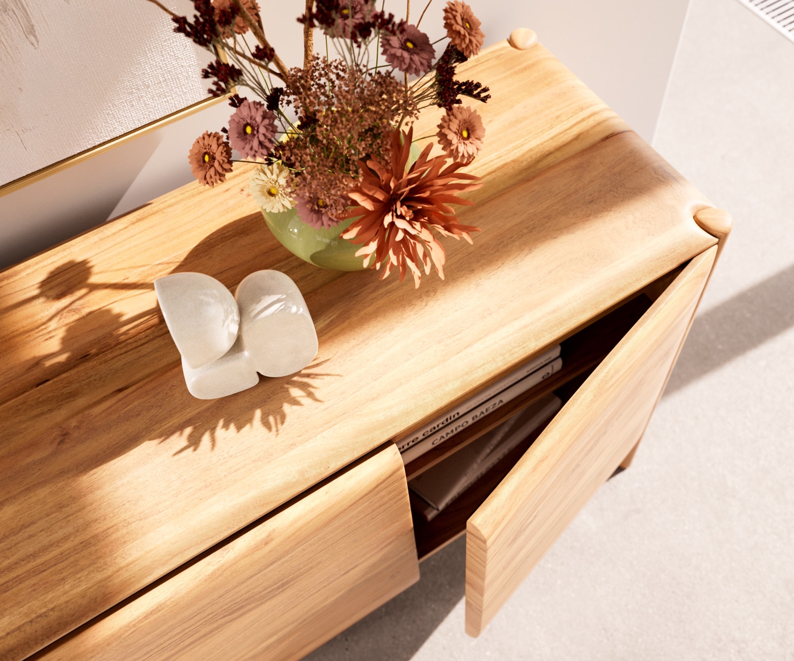 Buffet Simcha 175 cm acacia naturel 4 portes 2 Buffet Simcha 175 cm acacia naturel 4 portes 2