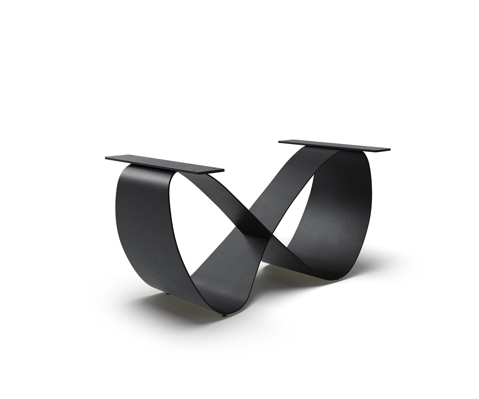 Cadre-de-table Infinity métal noir pour table à rallonges de 180-300 cm Cadre-de-table Infinity métal noir pour table à rallonges de 180-300 cm