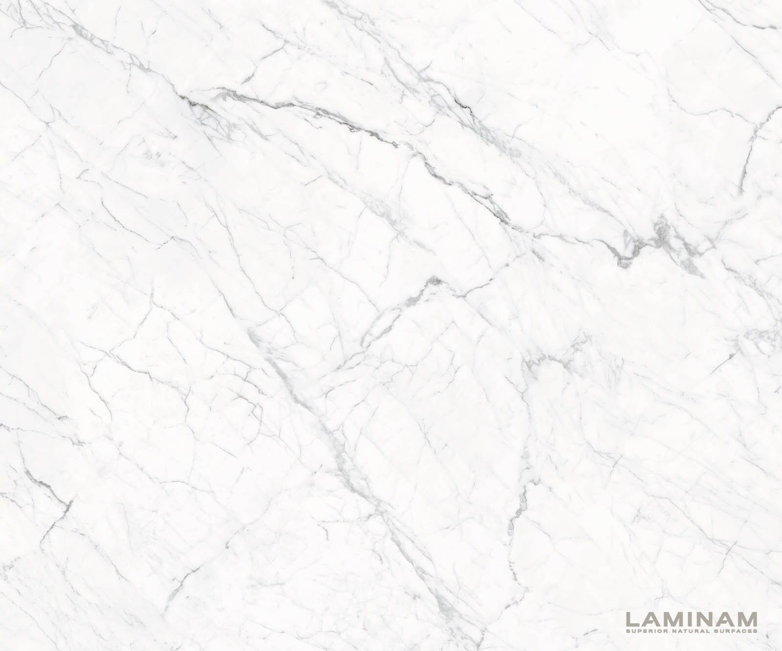 Table-à-manger Edge 300x100 céramique Laminam® statuarietto blanc inox étroit 2