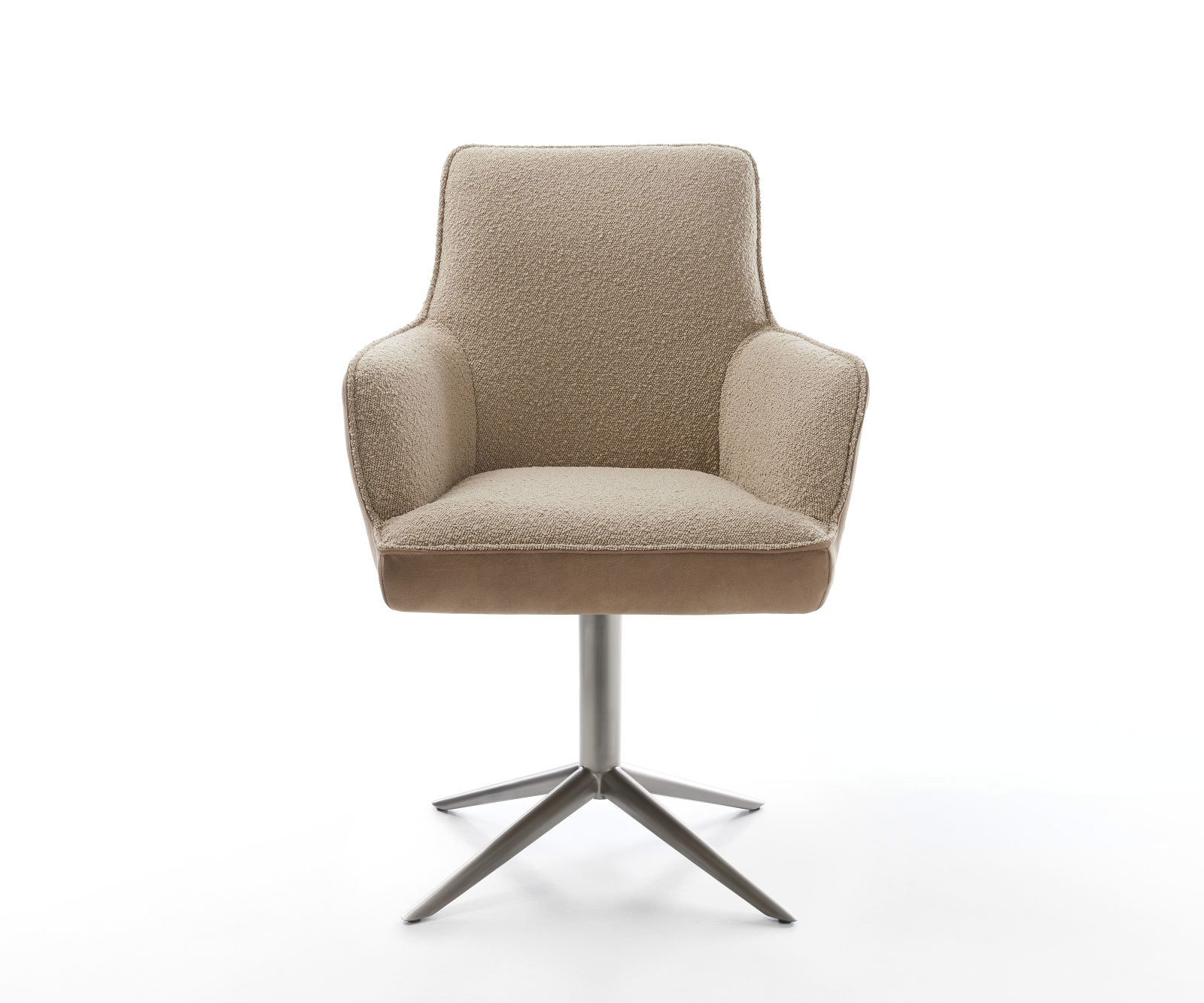 Chaise-pivotante Heira-Flex mit Armlehnen microvelours couleur boue pied de chaise 4 branches grafiete pivotement sur 360° fonction bascule ressorts ensachés 1 Chaise-pivotante Heira-Flex mit Armlehnen microvelours couleur boue pied de chaise 4 branches grafiete pivotement sur 360° fonction bascule ressorts ensachés 1