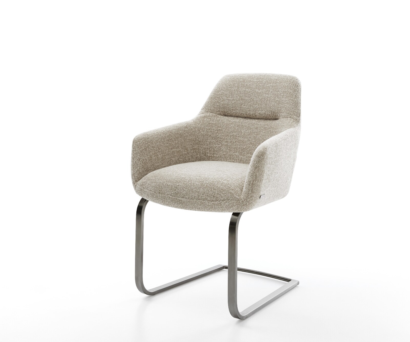 Cantilever Pejo-Flex tissu tissé doux beige pied cantilever plat grafiete resorts ensachés 1