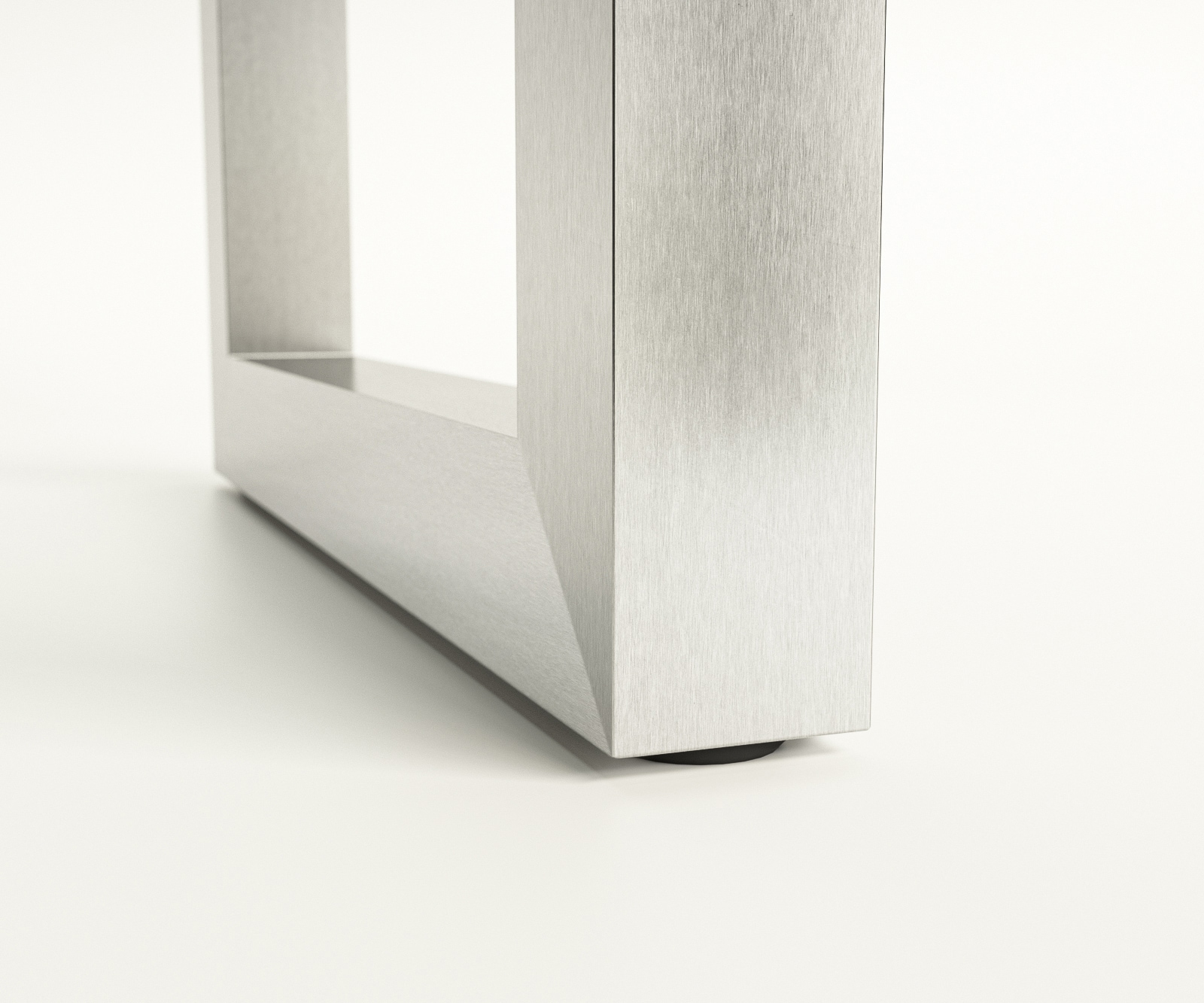 Cadre de table acier inoxydable large (set de 2) 2 Cadre de table acier inoxydable large (set de 2) 2