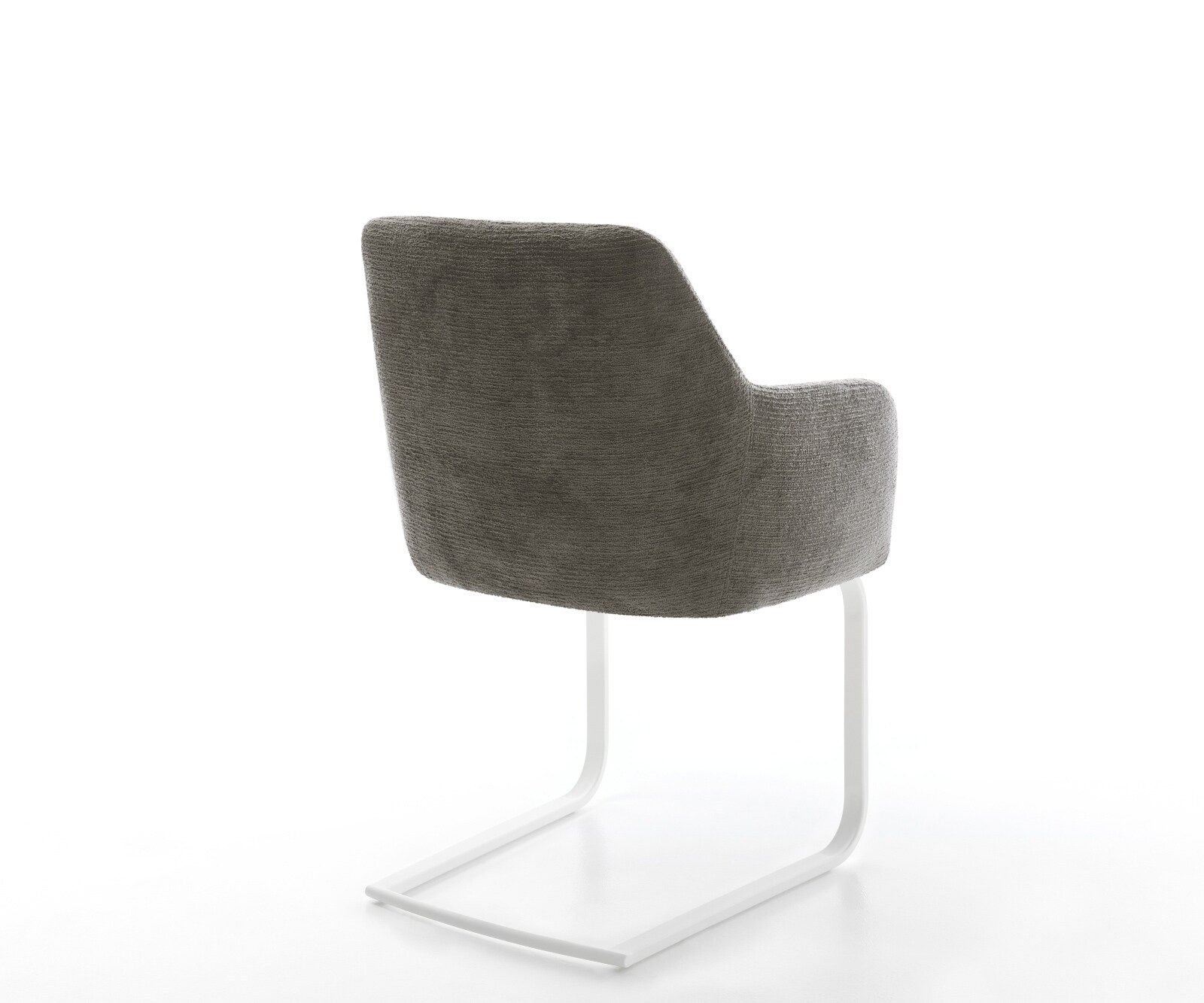 Cantilever Greg-Flex bouclé doux couleur boue pied cantilever plat blanc resorts ensachés 5