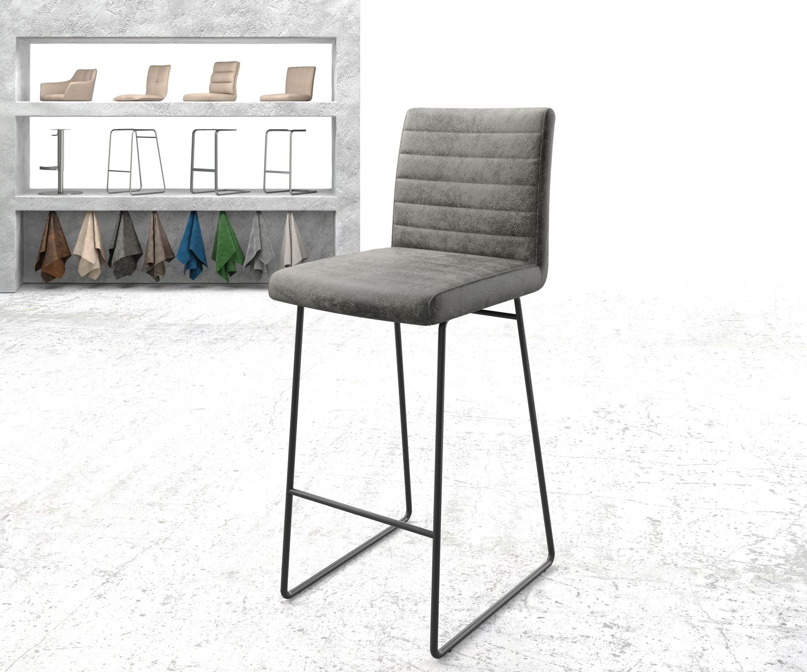 Chaise-de-bar Earnest-Flex chaise rembourrée 4