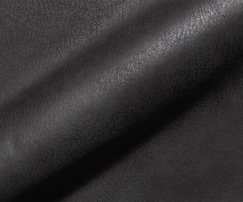 Échantillon de tissu cuir synthétique anthracite