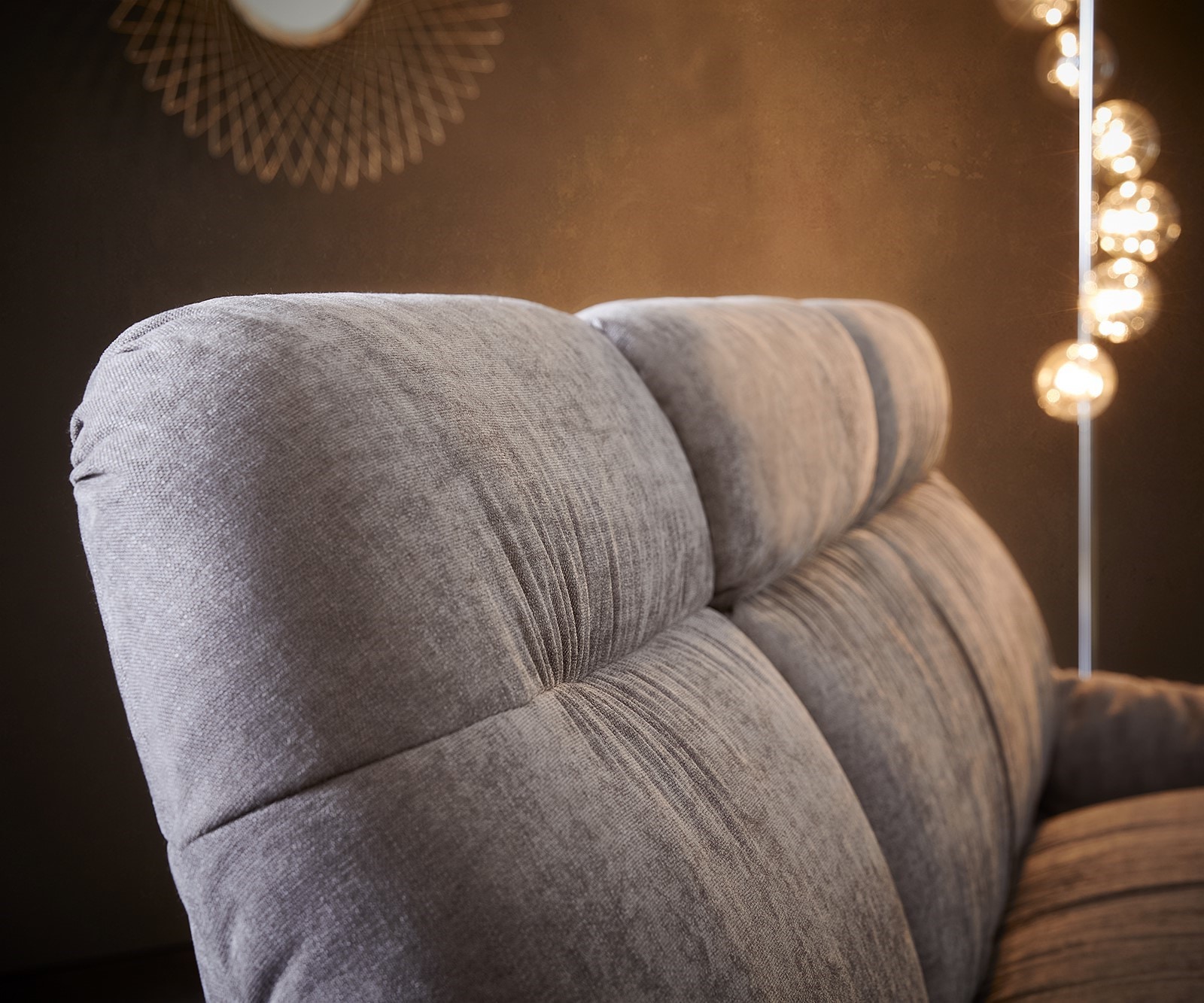 Canapé-d'angle Shape High 305x160 gris pierre chaise longue  gauche de la marque ES 5 Canapé-d'angle Shape High 305x160 gris pierre chaise longue  gauche de la marque ES 5