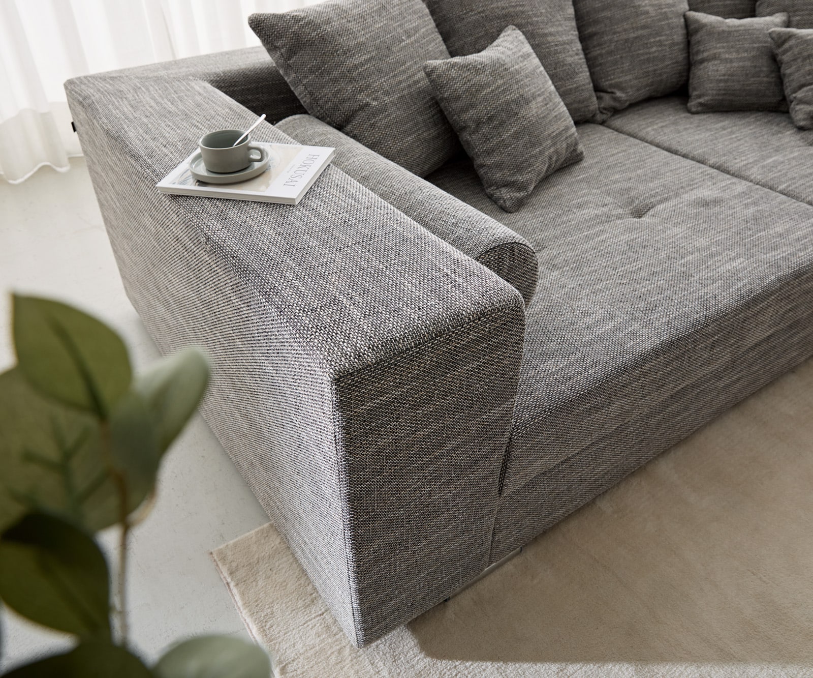 Grand Canapé Marlen 300x140 cm Grand Canapé gris clair 4 Grand Canapé Marlen 300x140 cm Grand Canapé gris clair 4