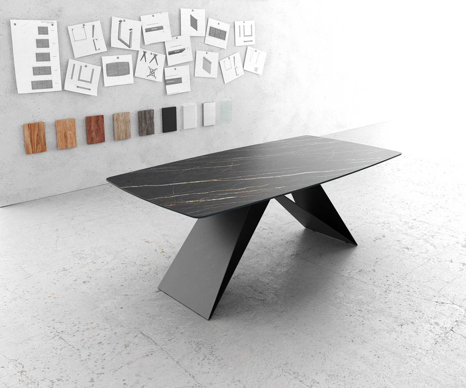 Table-à-manger Edge céramique Boot 4