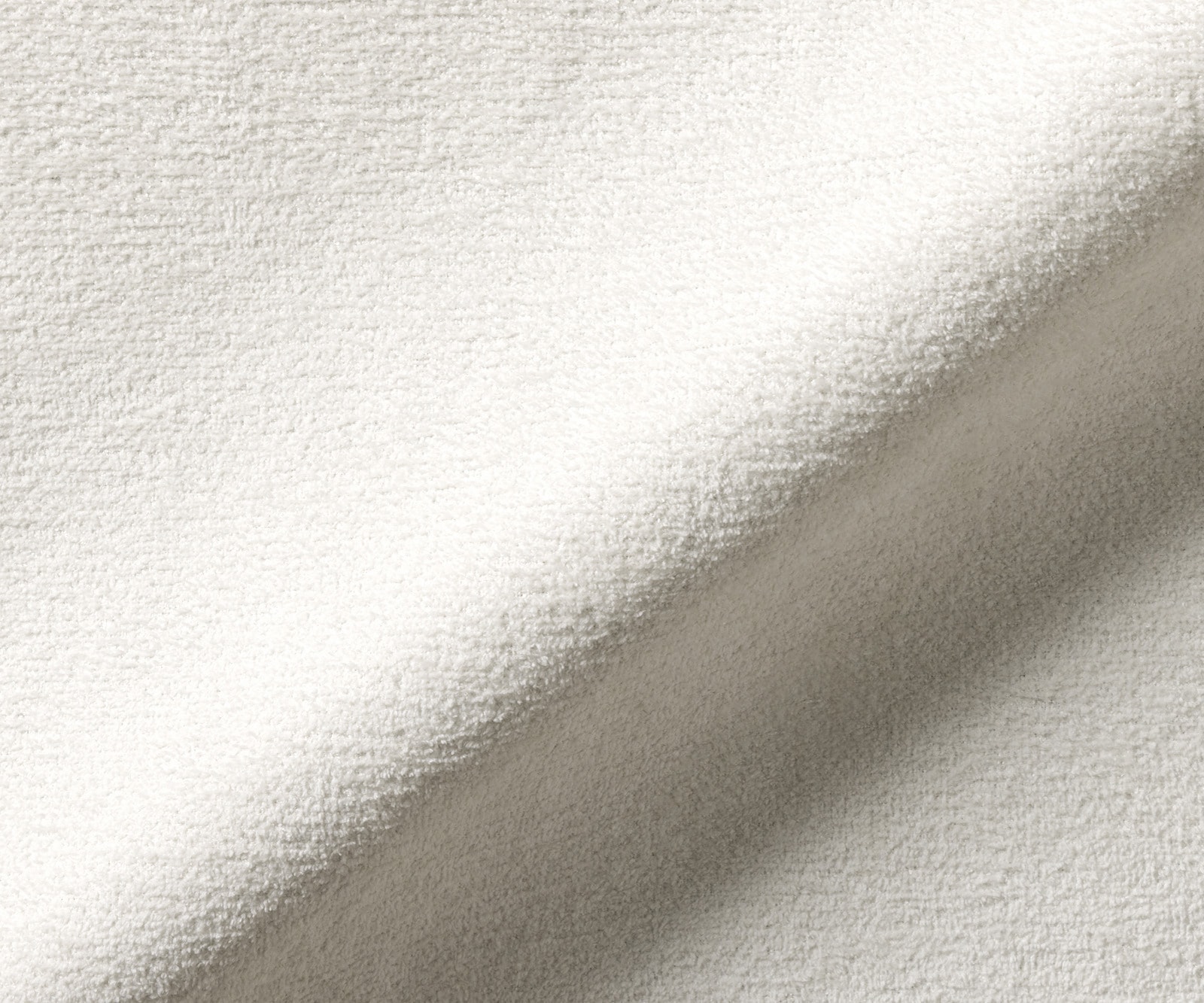 Cantilever Gaio-Flex bouclé doux beige pied cantilever plat acier inoxydable 3
