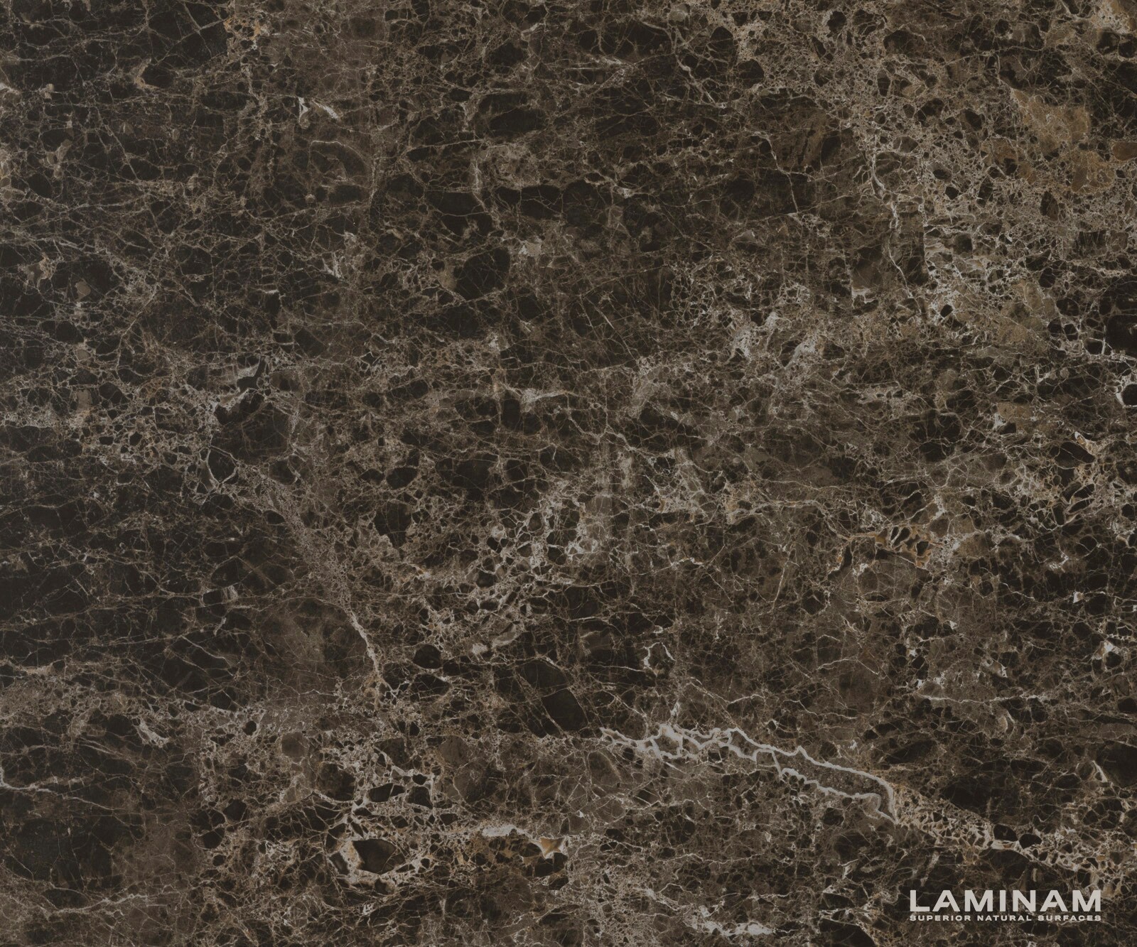 Table-basse Delron 90x90 cm Céramique Laminam®Emperador Extra Lucidato Marron foncé Pied croisé plat Métal Noir 3