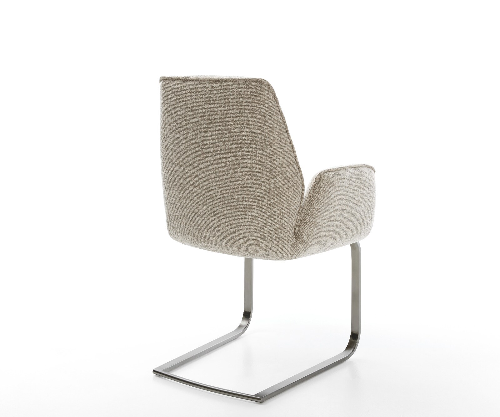 Cantilever Zoa-Flex tissu tissé doux beige pied cantilever plat grafiete resorts ensachés 4