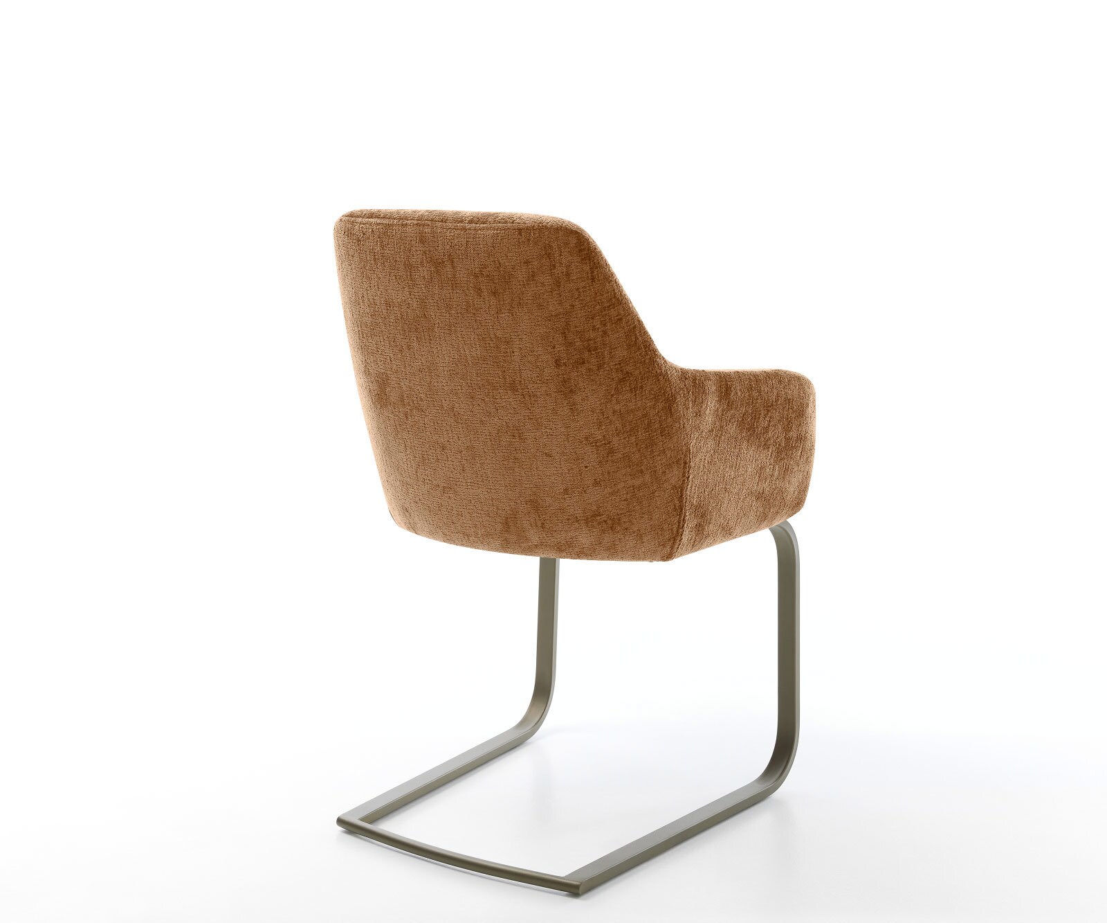 Cantilever Pejo-Flex chenille rouille pied cantilever plat aspect titane ressorts ensachés 4