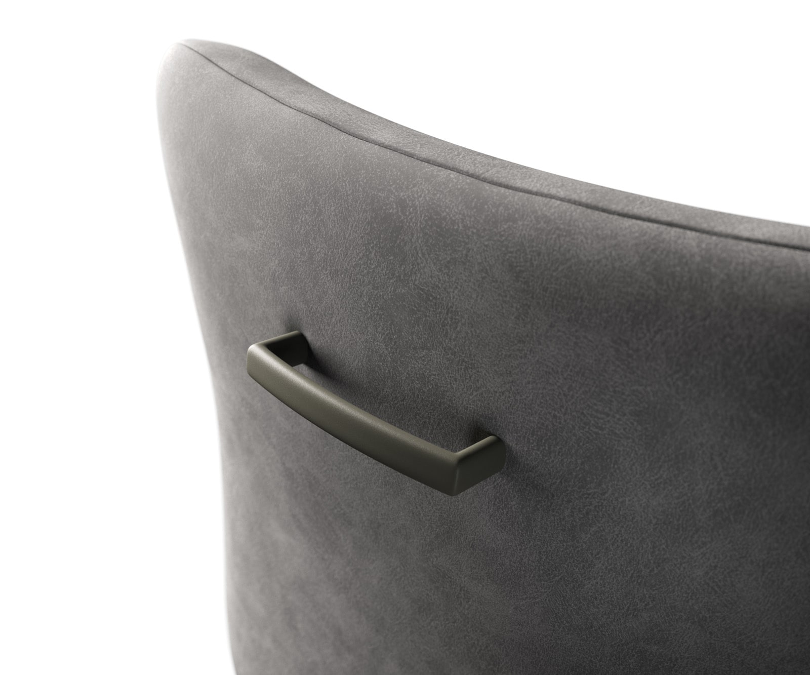Poignée-de-chaise Flex-Flach métal laqué effet titane 4 Poignée-de-chaise Flex-Flach métal laqué effet titane 4