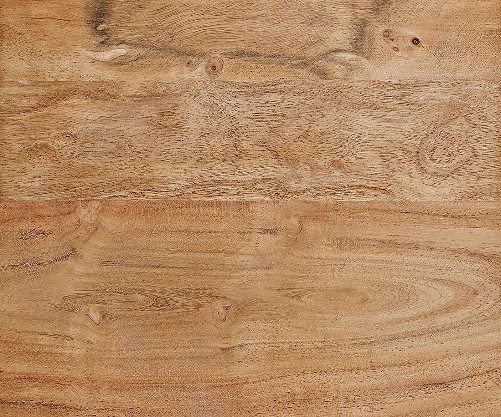 Table-à-manger Edge 160x90cm XL acacia nature acier inoxydable large Live-Edge 2