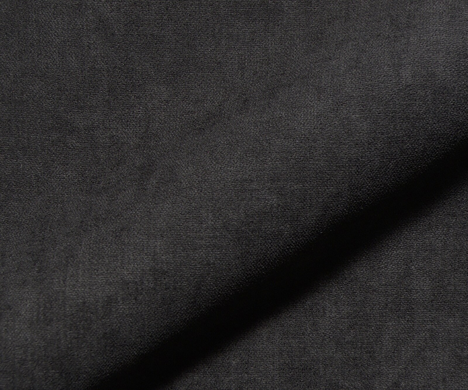 Canapé panoramique Sirpio 300x210 cm Microfibre Noir Recamiere variable avec Tabouret 2